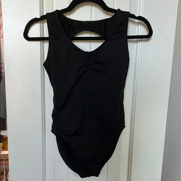Black Sleeveless Leotard - Picture 1 of 5